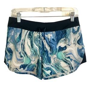 Patagonia Women's Size XS Nine Trails Running Shorts in Rivermouth Radar Blue